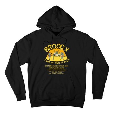 Cicada Invasion Cicada Brood X Cicada Song Hoodie