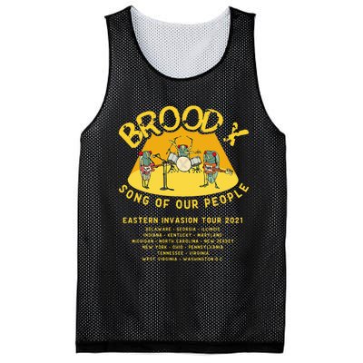 Cicada Invasion Cicada Brood X Cicada Song Mesh Reversible Basketball Jersey Tank