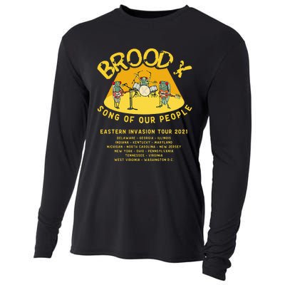 Cicada Invasion Cicada Brood X Cicada Song Cooling Performance Long Sleeve Crew