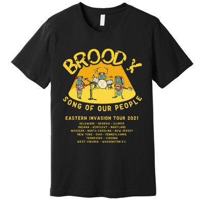 Cicada Invasion Cicada Brood X Cicada Song Premium T-Shirt