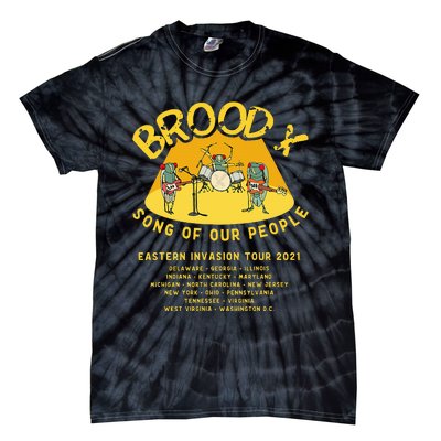 Cicada Invasion Cicada Brood X Cicada Song Tie-Dye T-Shirt