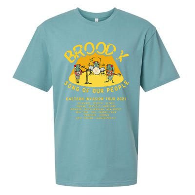 Cicada Invasion Cicada Brood X Cicada Song Sueded Cloud Jersey T-Shirt