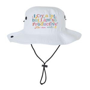 Crying I Cry A Lot But Im So Productive ItS An Art Meaningful Gift Legacy Cool Fit Booney Bucket Hat