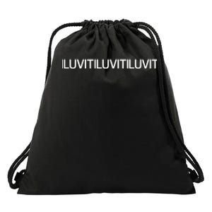 CXoxo Iluvitiluvitiluvit Drawstring Bag