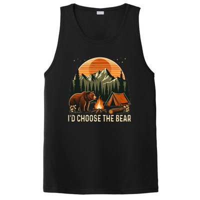 Camping ID Choose The Bear PosiCharge Competitor Tank