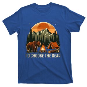 Camping ID Choose The Bear T-Shirt