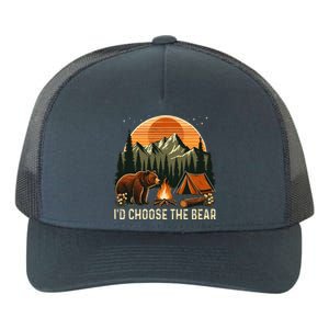 Camping ID Choose The Bear Yupoong Adult 5-Panel Trucker Hat