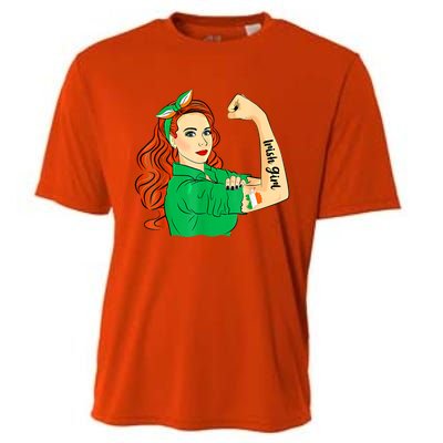 Costume Ireland Culture Unbreakable Shamrock Irish Flag Gift Cooling Performance Crew T-Shirt