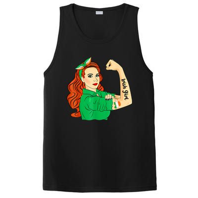 Costume Ireland Culture Unbreakable Shamrock Irish Flag Gift PosiCharge Competitor Tank