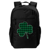 Checkered Irish Clover Leaf Backpack