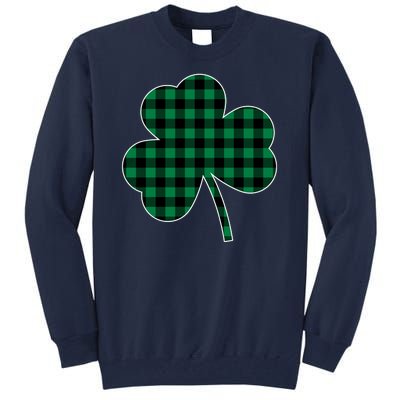 Checkered Irish Clover Leaf Tall Sweatshirt