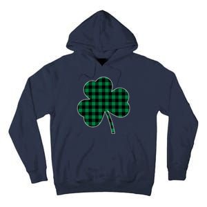 Checkered Irish Clover Leaf Tall Hoodie