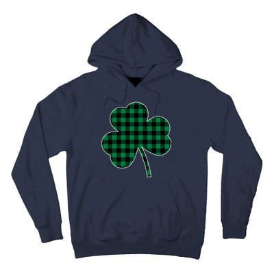 Checkered Irish Clover Leaf Tall Hoodie