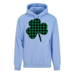 Checkered Irish Clover Leaf Unisex Surf Hoodie