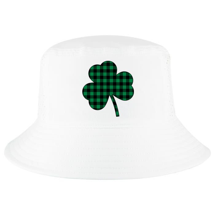 Checkered Irish Clover Leaf Cool Comfort Performance Bucket Hat