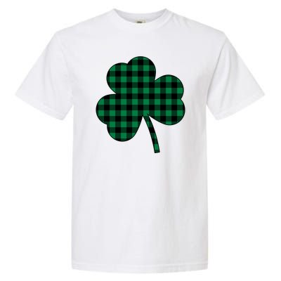 Checkered Irish Clover Leaf Garment-Dyed Heavyweight T-Shirt