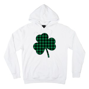 Checkered Irish Clover Leaf Hoodie