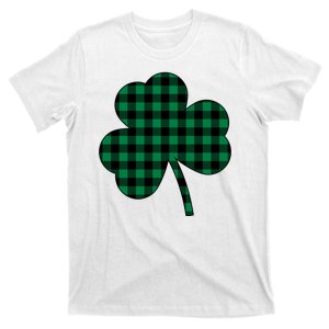 Checkered Irish Clover Leaf T-Shirt