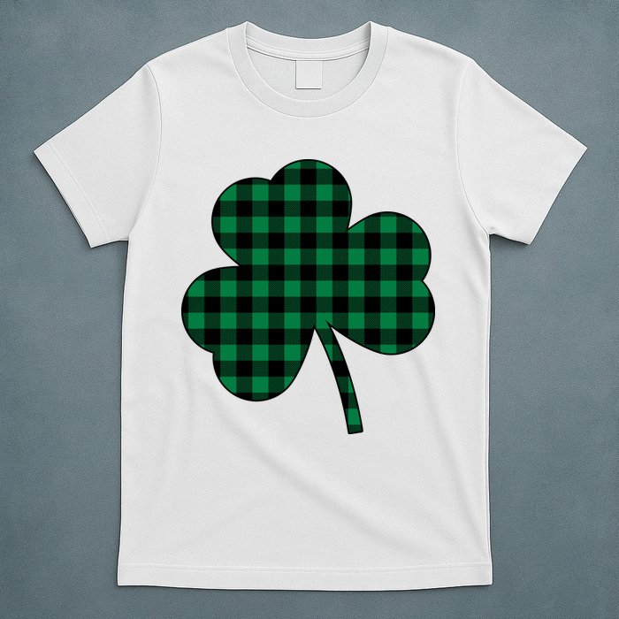 Checkered Irish Clover Leaf T-Shirt