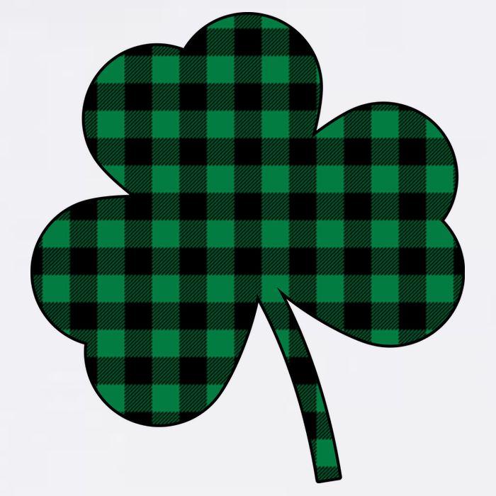Checkered Irish Clover Leaf T-Shirt