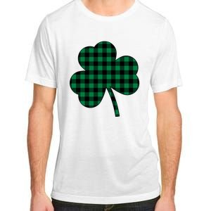 Checkered Irish Clover Leaf Adult ChromaSoft Performance T-Shirt