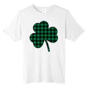 Checkered Irish Clover Leaf Tall Fusion ChromaSoft Performance T-Shirt