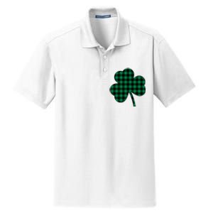 Checkered Irish Clover Leaf Dry Zone Grid Polo