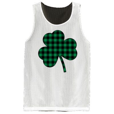 Checkered Irish Clover Leaf Mesh Reversible Basketball Jersey Tank