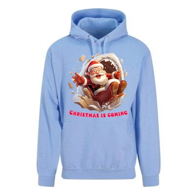 Christmas Is Coming Funny Santa Claus Is Coming To Town Art Meaningful Gift Unisex Surf Hoodie