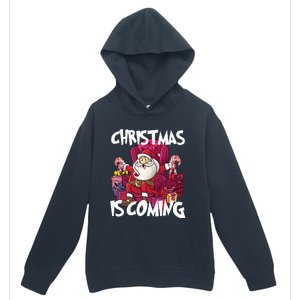 Christmas Is Coming Santa Claus Chistmas Season Gift Urban Pullover Hoodie