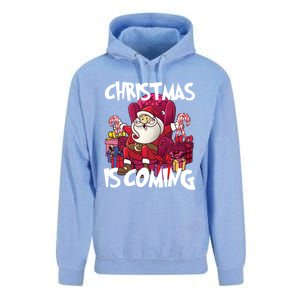 Christmas Is Coming Santa Claus Chistmas Season Gift Unisex Surf Hoodie