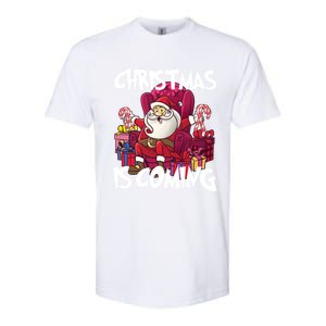 Christmas Is Coming Santa Claus Chistmas Season Gift Softstyle CVC T-Shirt