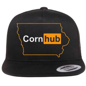 Cornhub Iowa Flat Bill Trucker Hat