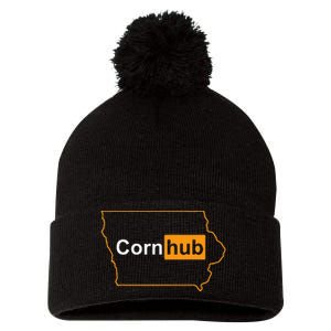 Cornhub Iowa Pom Pom 12in Knit Beanie