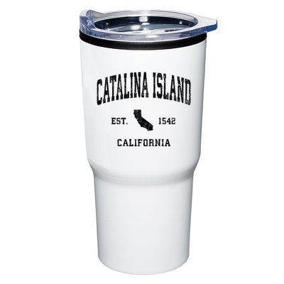 Catalina Island California Ca Vintage Athletic Sports Design Lon Tumbler