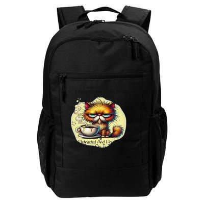 Cat I Came I Saw I Forgot What I Was Doing Went Back Daily Commute Backpack