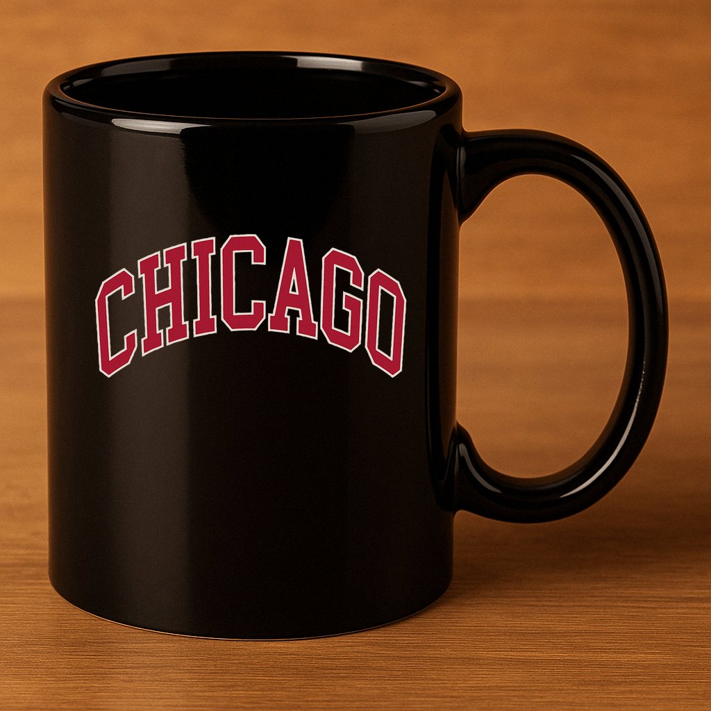 Chicago Illinois 11oz C Handle Ceramic Mug
