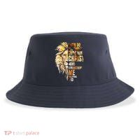 Christian I Can Do All Things Through Christ Lion Faith Sustainable Bucket Hat