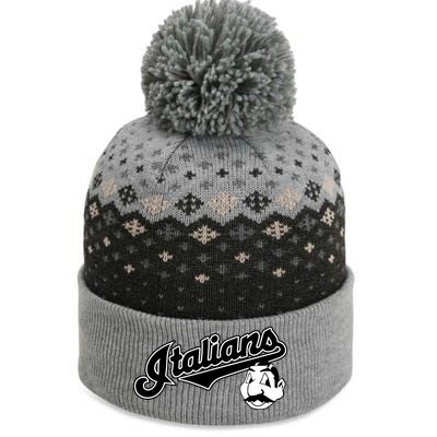 Cleveland Italians The Baniff Cuffed Pom Beanie