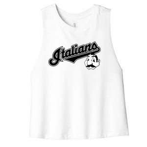 Cleveland Italians Women's Racerback Cropped Tank