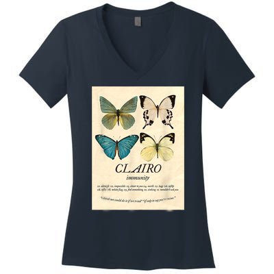 Clairo Immunity Classic Women's V-Neck T-Shirt