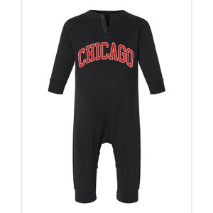 Chicago Illinois Infant Fleece One Piece