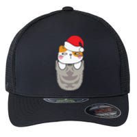 Cats In Christmas Sock Funny Cute Gift Flexfit Unipanel Trucker Cap