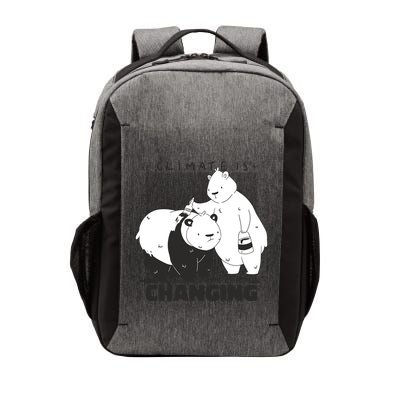 Climate Is Changing Polar Bear Vector Backpack