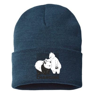 Climate Is Changing Polar Bear Sustainable Knit Beanie