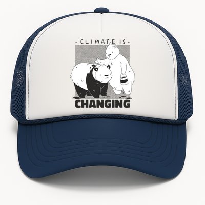 Climate Is Changing Polar Bear Trucker Hat