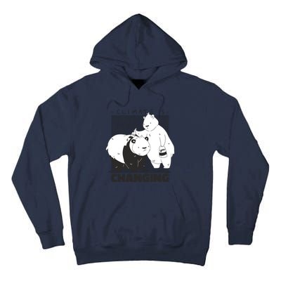 Climate Is Changing Polar Bear Tall Hoodie