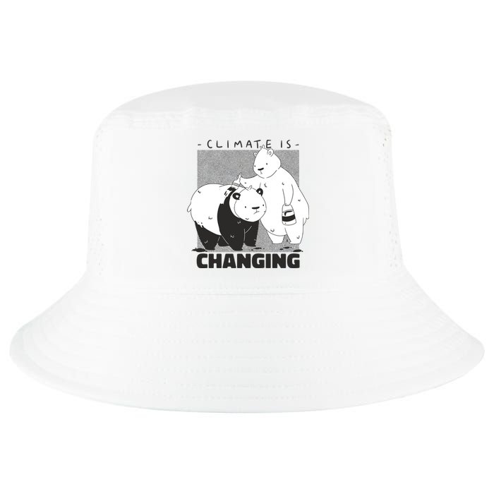 Climate Is Changing Polar Bear Cool Comfort Performance Bucket Hat