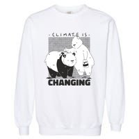 Climate Is Changing Polar Bear Garment-Dyed Sweatshirt