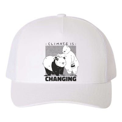 Climate Is Changing Polar Bear Yupoong Adult 5-Panel Trucker Hat